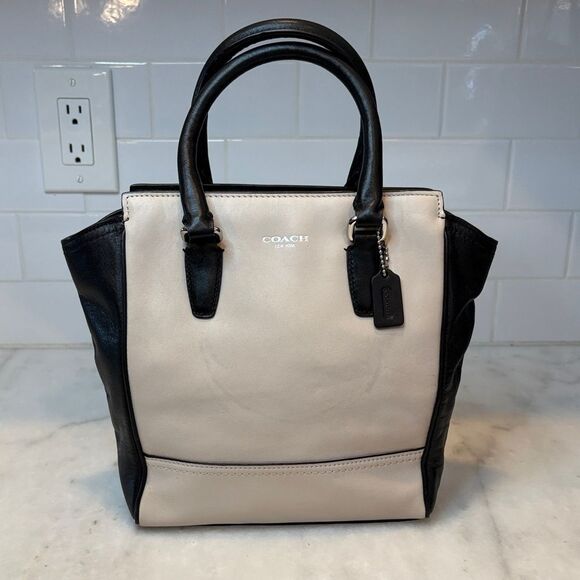 COACH Bag Purse Handbag Leather Pocketbook Tanner Mini Satchel Crossbody Bag - Picture 1 of 16